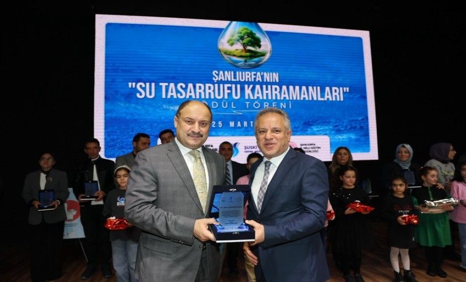 ŞANLIURFA’DA SU TASARRUFU KAHRAMANLARI ÖDÜLLERİNE KAVUŞTU