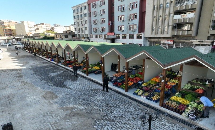 ŞANLIURFA’DA ESKİ GÖRÜNTÜ TARİH OLDU, YENİ PAZAR ALANI AÇILDI
